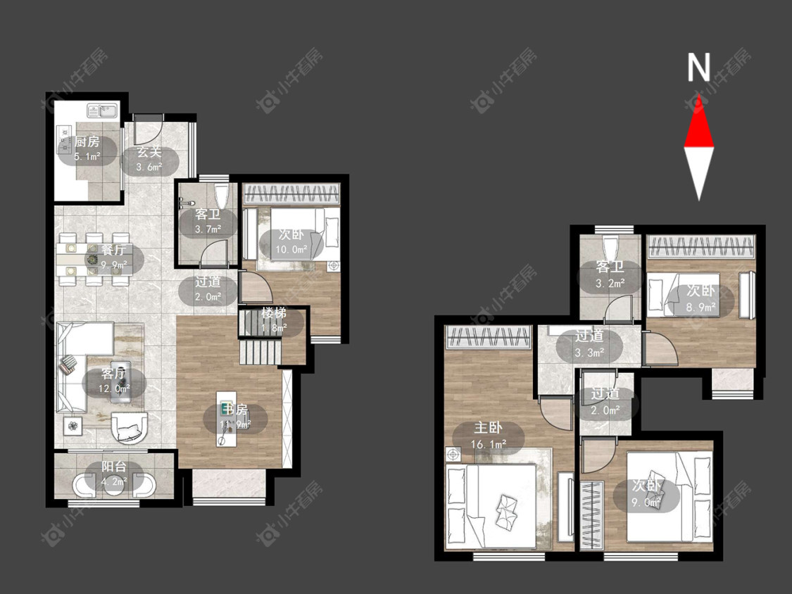 常州怡美花园在售二手房源户型图_小牛看房