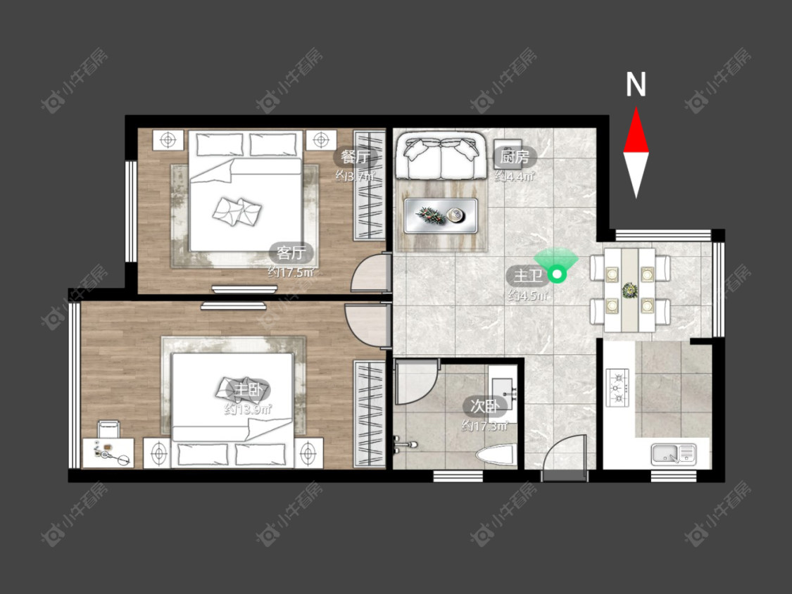 常州斜桥巷在售二手房源户型图_小牛看房