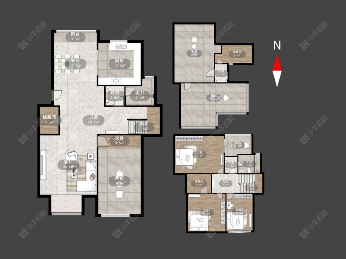 常州怀德名园在售二手房源户型图_小牛看房