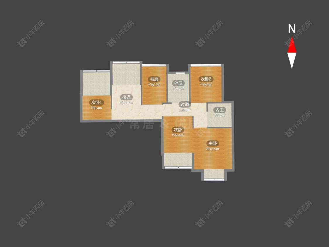 常州景瑞曦城在售二手房源户型图_小牛看房