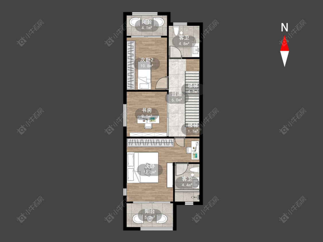 常州天逸城别墅区在售二手房源户型图_小牛看房