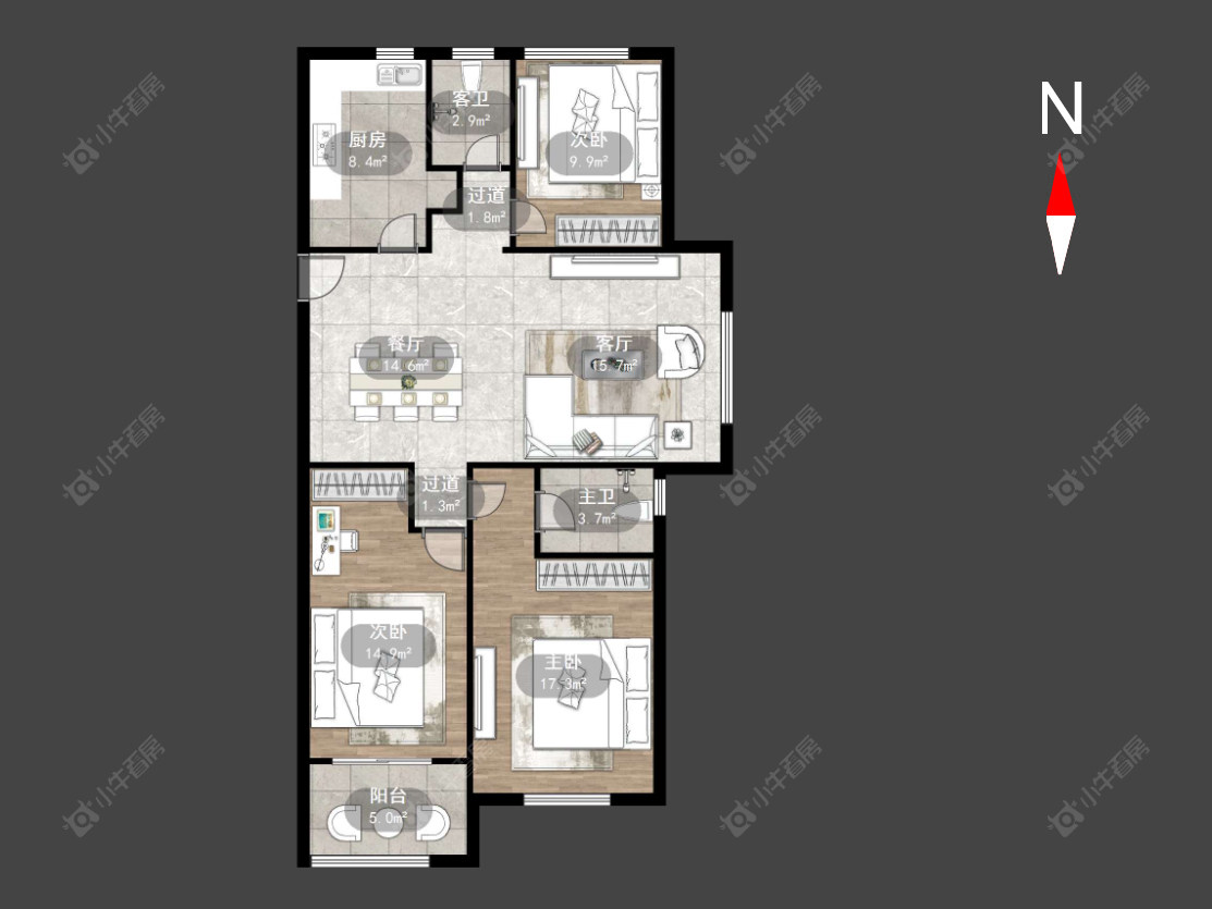 高成天鹅湖房源户型图 常州高成天鹅湖在售二手房源户型图_小牛看房