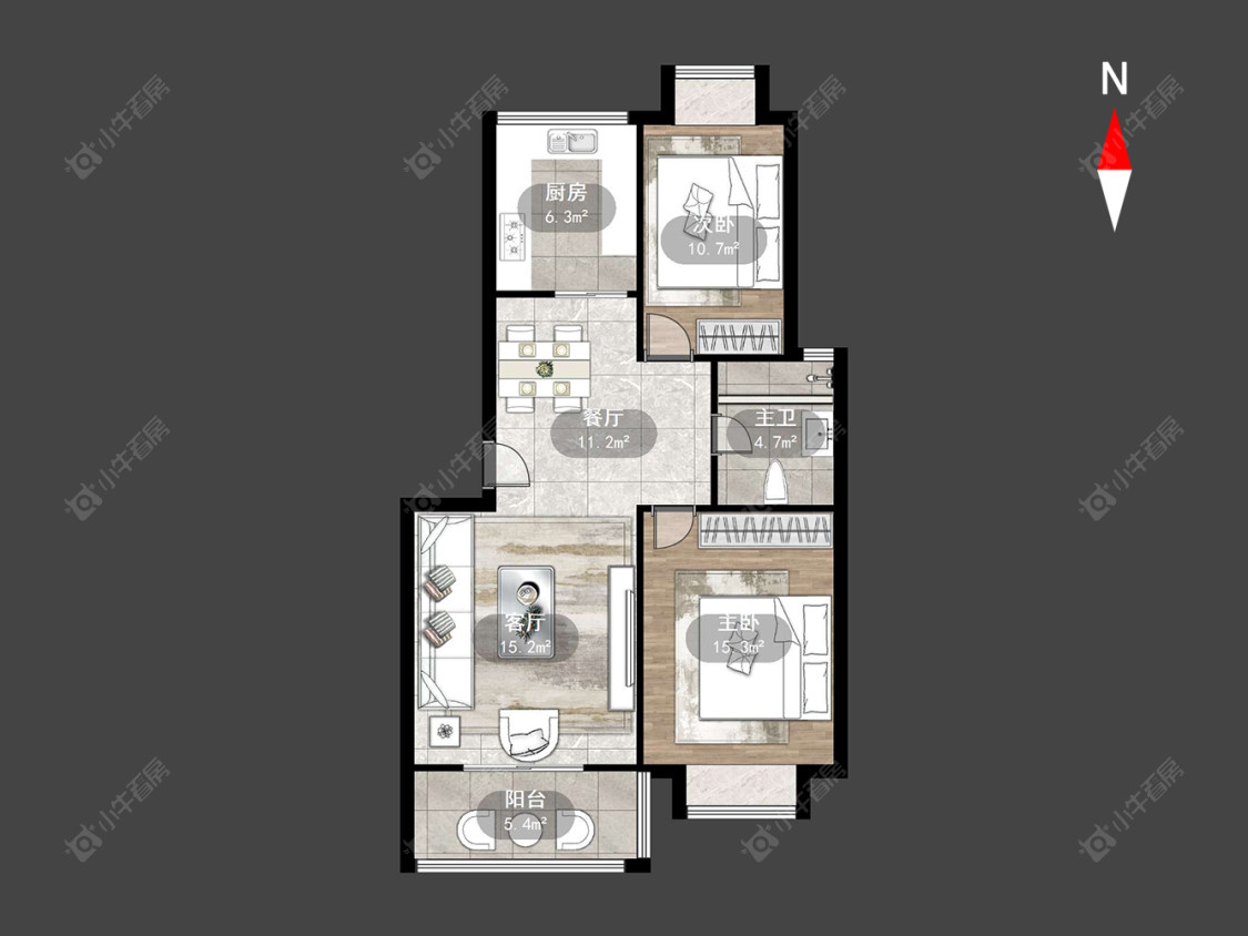 常州陈渡新苑在售二手房源户型图_小牛看房