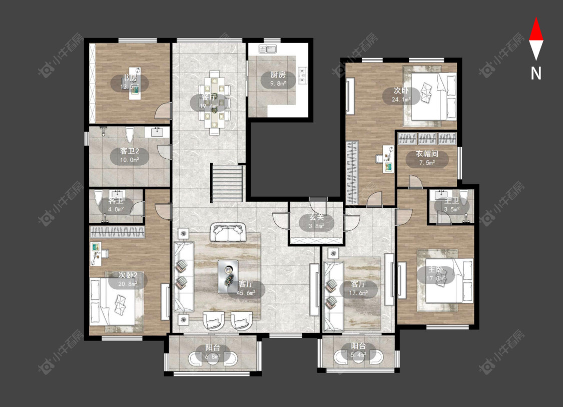 常州天顺御和苑在售二手房源户型图_小牛看房