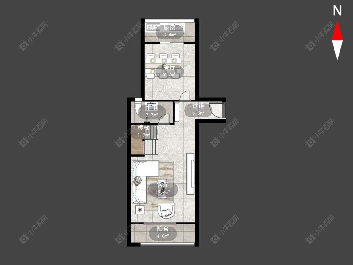 新天地花苑房源户型图 常州新天地花苑在售二手房源户型图_小牛看房
