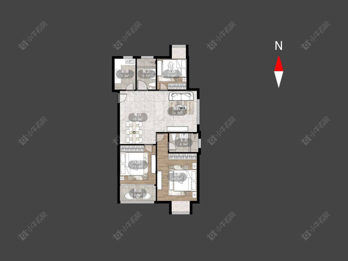 常州香树湾馨苑在售二手房房源户型图_小牛看房