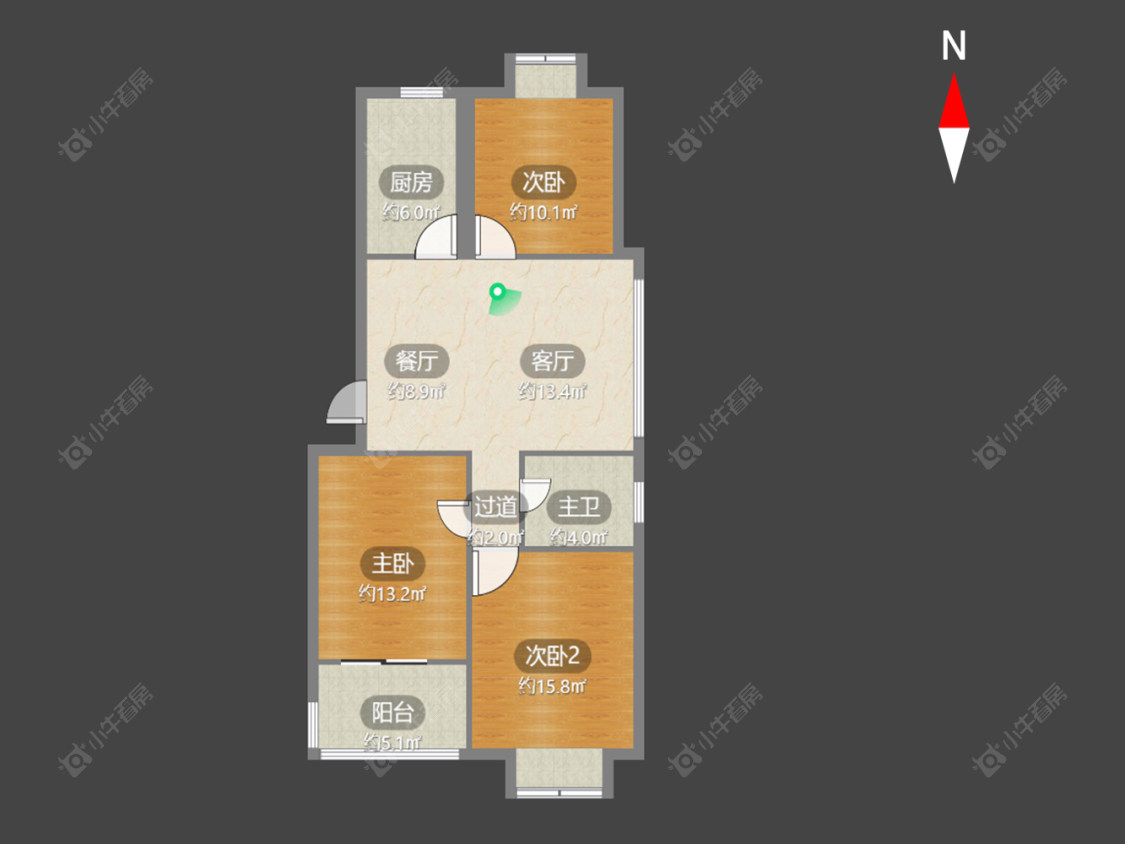 常州碧水华庭在售二手房源户型图_小牛看房