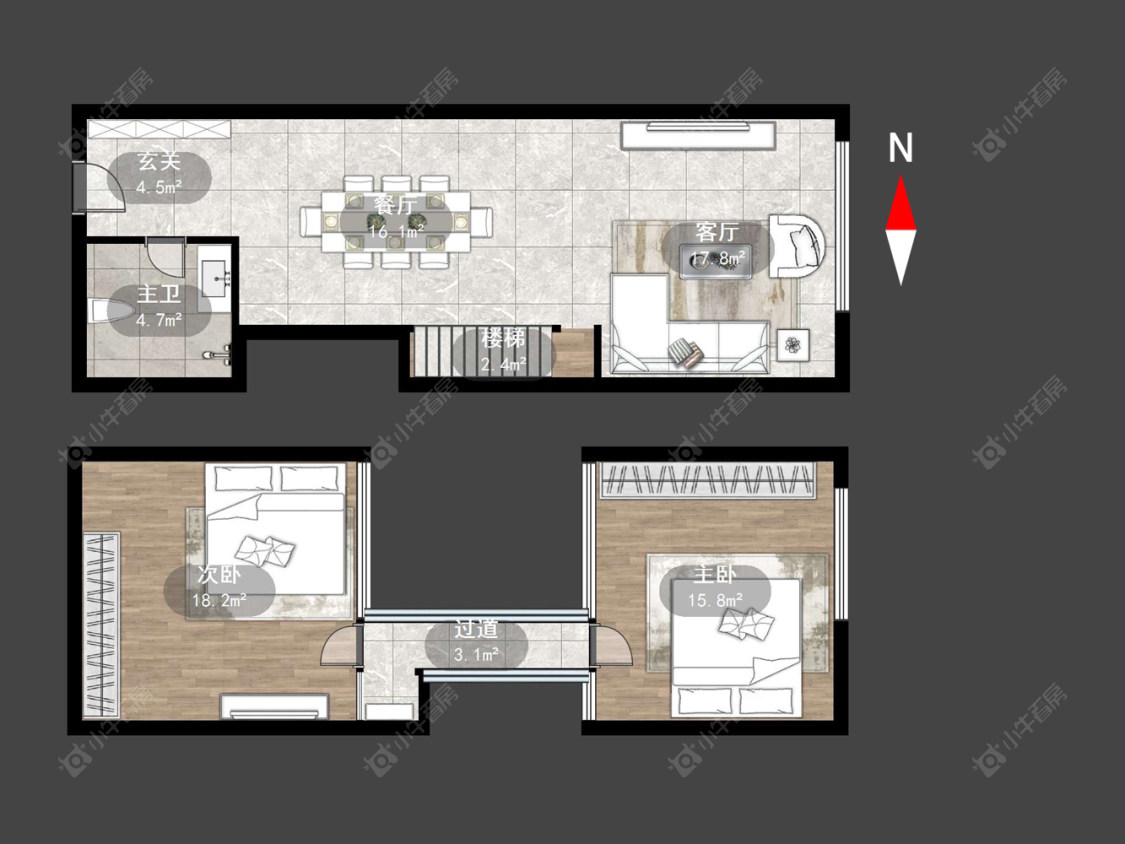 常州中港商务大厦在售二手房源户型图_小牛看房