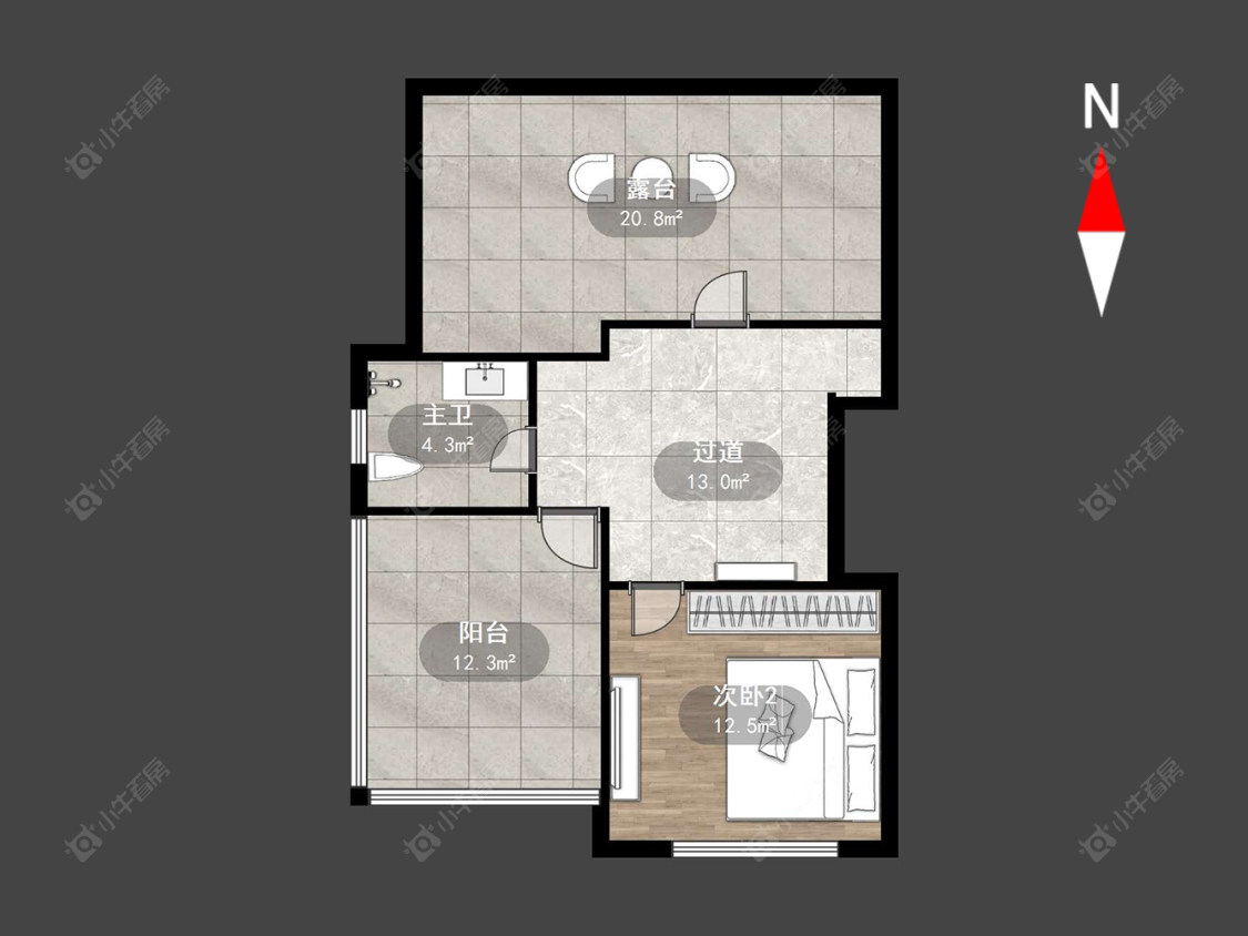 九洲花园二期房源户型图 常州九洲花园二期在售二手房源户型图_小牛看房