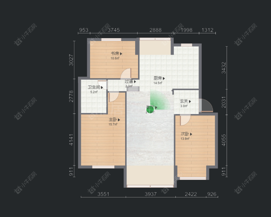 金色新城东区房源户型图 常州金色新城东区在售二手房源户型图_小牛看房