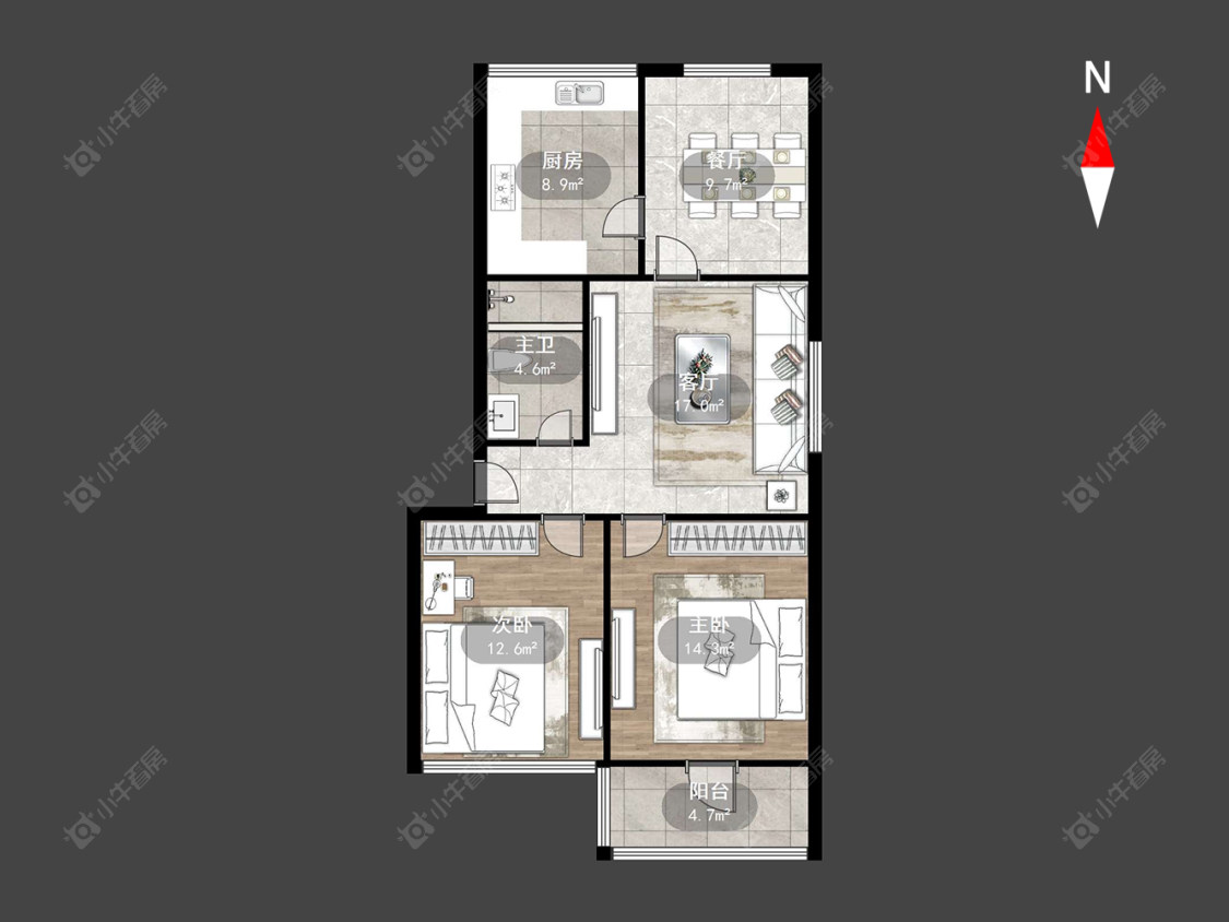 清潭西村房源户型图 常州清潭西村在售二手房源户型图_小牛看房