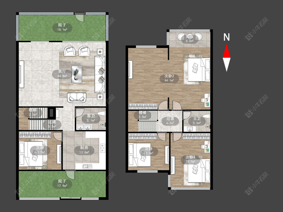 常州圩塘五村在售二手房源户型图_小牛看房