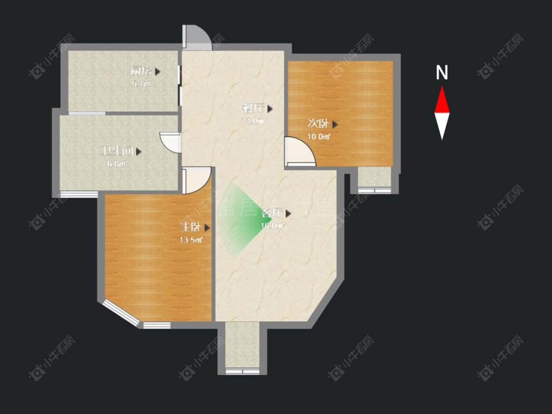 滨江明珠城东区房源户型图 常州滨江明珠城东区在售二手房源户型图_小牛看房