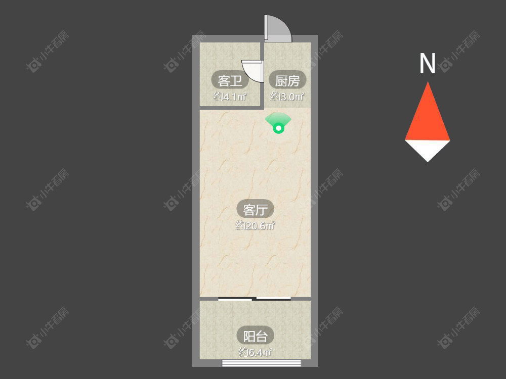 常州星河国际六区在售二手房源户型图_小牛看房