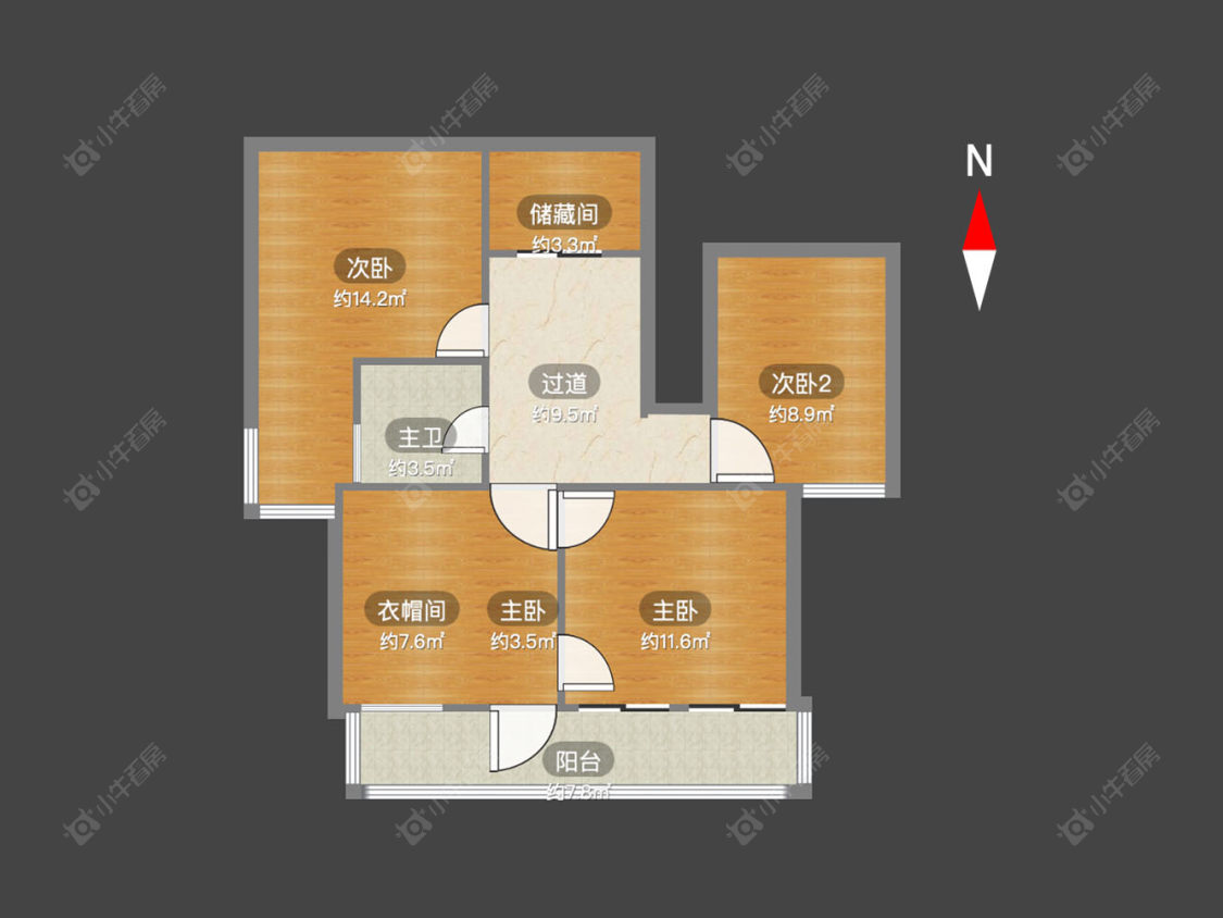 常州典雅花园在售二手房房源户型图_小牛看房
