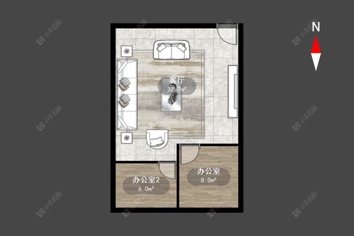 常州武进万达广场在售二手房源户型图_小牛看房