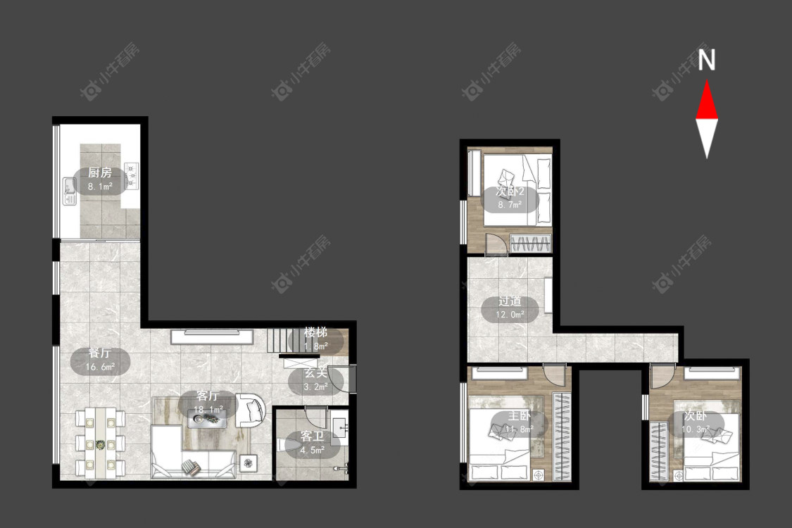 吾悦广场全能家公寓房源户型图 常州吾悦广场全能家公寓在售二手房源户型图_小牛看房