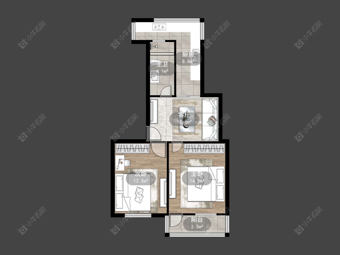 丹阳凤凰新村在售二手房源户型图_小牛看房