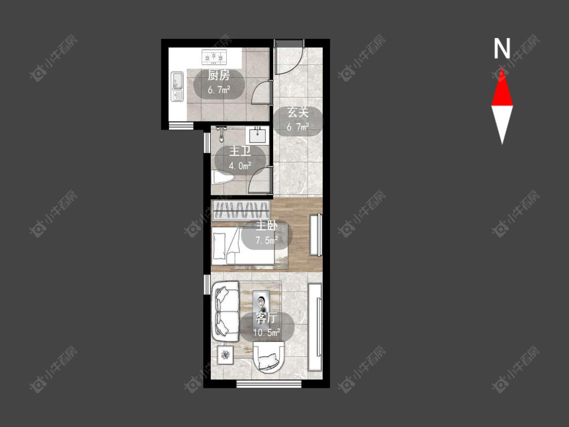 常州金百国际在售二手房源户型图_小牛看房