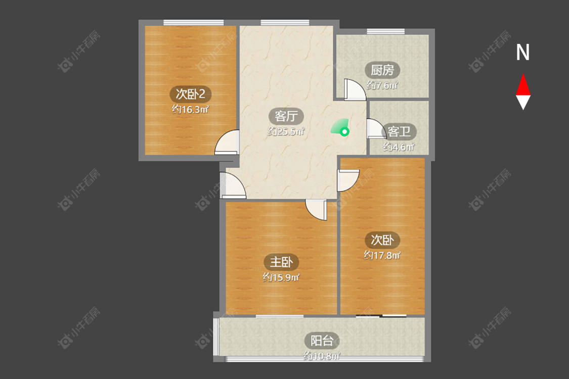 常州古方新村在售二手房源户型图_小牛看房