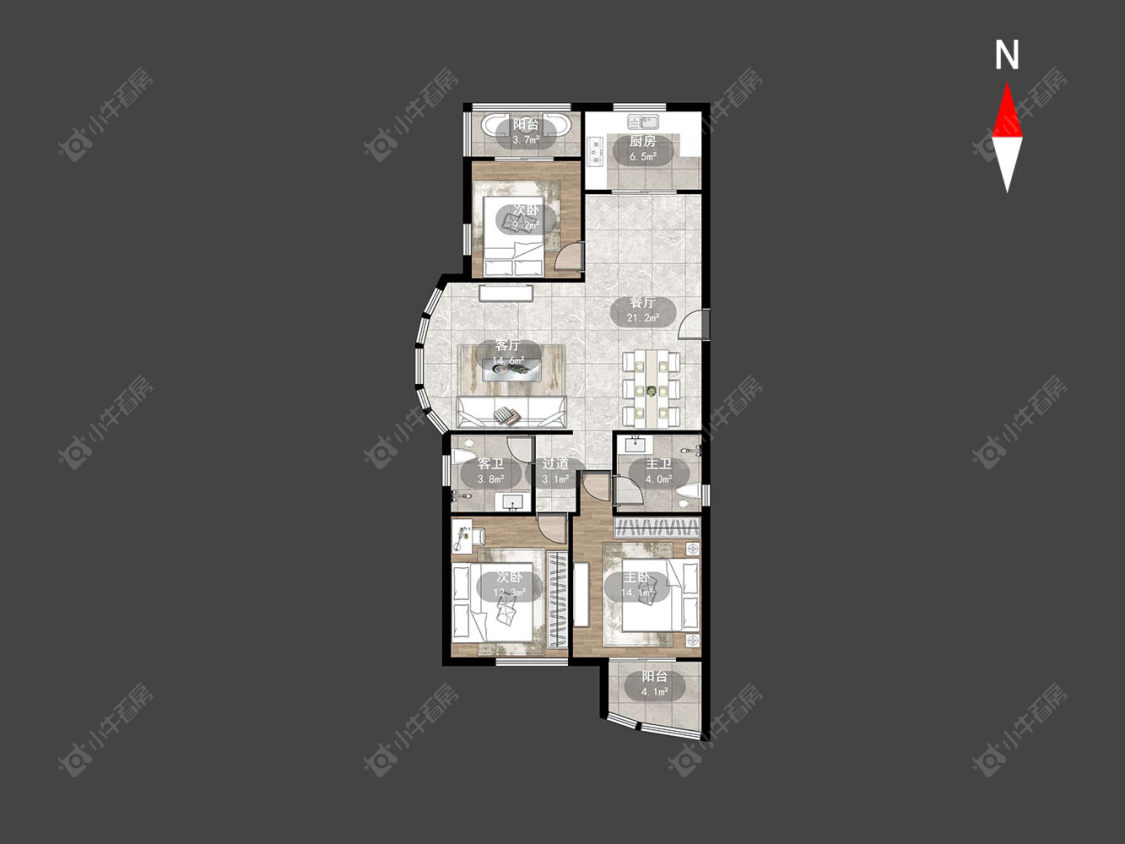 常州中央花园在售二手房_小牛看房