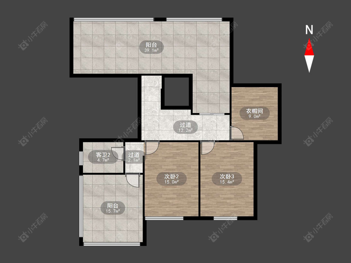 常州橄榄城在售二手房源户型图_小牛看房