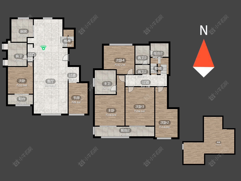 玉兰广场三期房源户型图 常州玉兰广场三期在售二手房源户型图_小牛看房