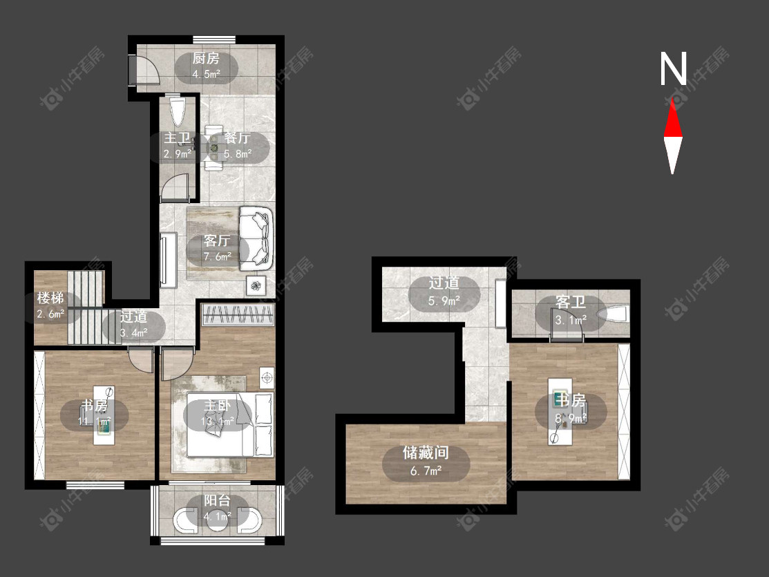 清凉新村房源户型图 常州清凉新村在售二手房源户型图_小牛看房