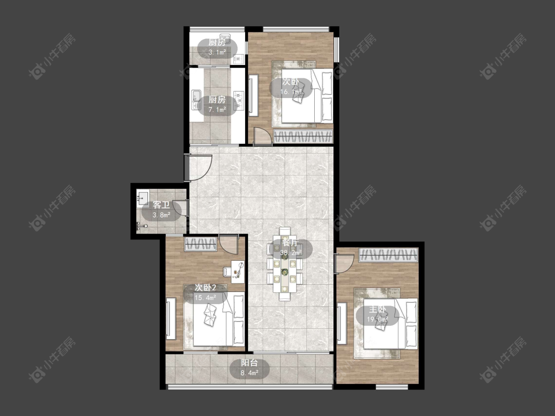 丹阳兰陵公寓(丹阳)在售二手房源户型图_小牛看房