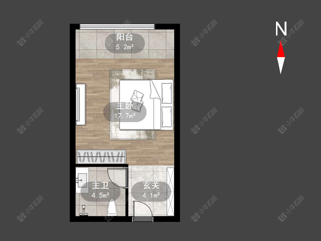 弘阳天下锦公寓房源户型图 常州弘阳天下锦公寓在售二手房源户型图_小牛看房