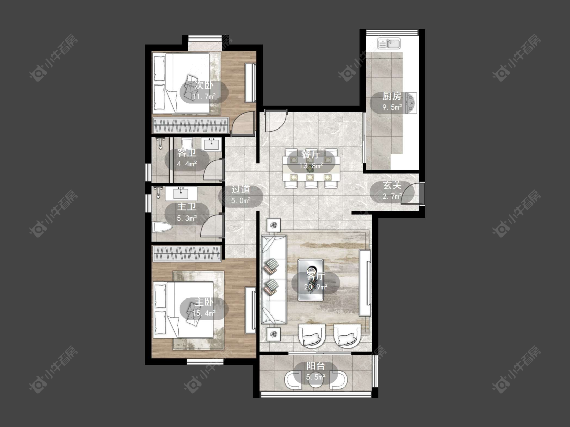 常州丹金人家在售二手房源户型图_小牛看房