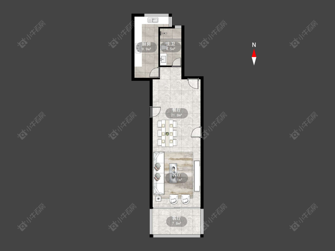 常州华城嘉园在售二手房房源户型图_小牛看房