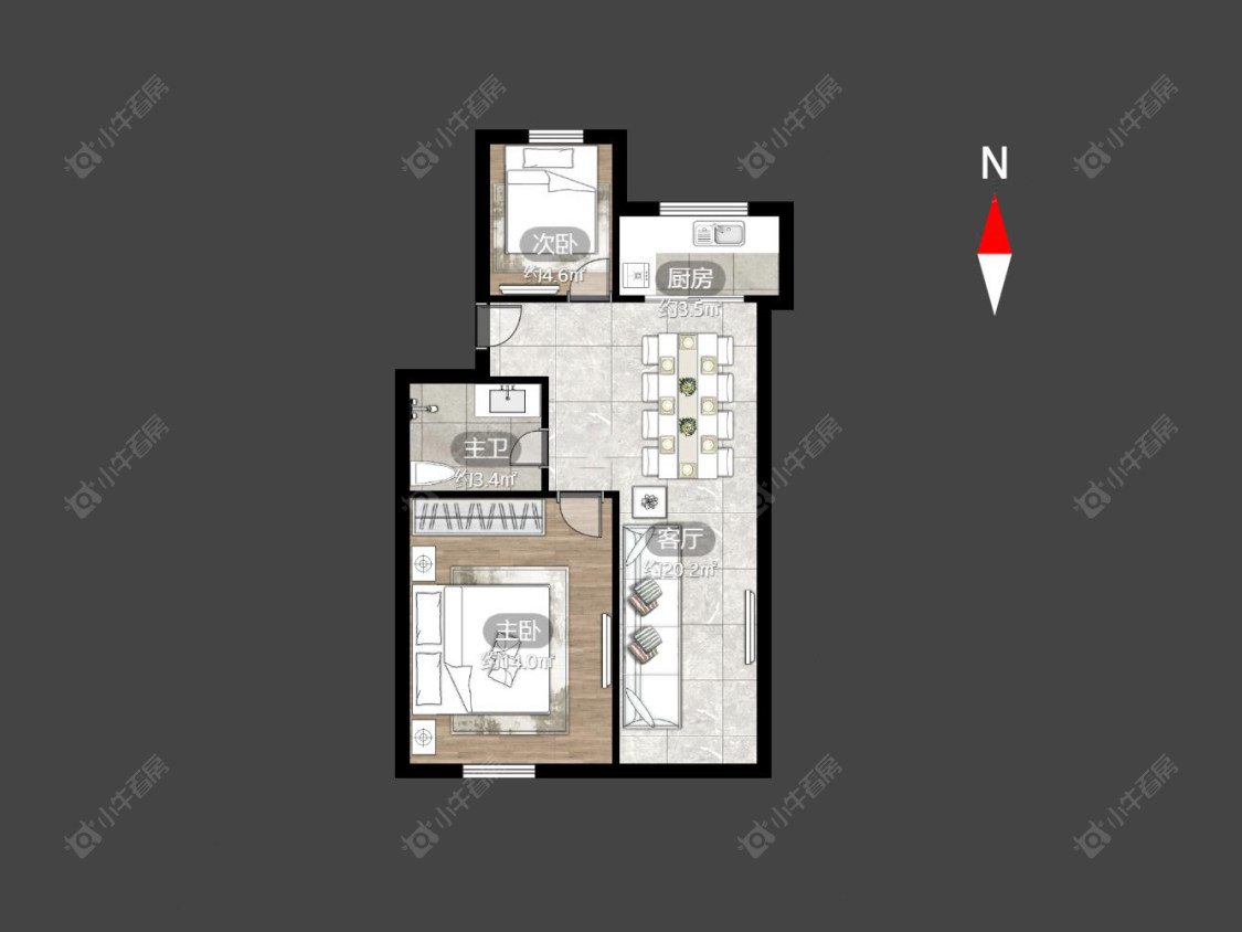 常州燕兴新村西区在售二手房房源户型图_小牛看房