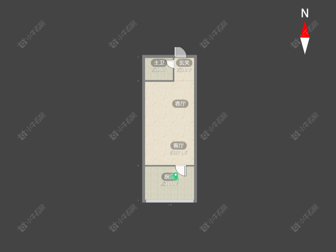 常州金色新城西区在售二手房源户型图_小牛看房