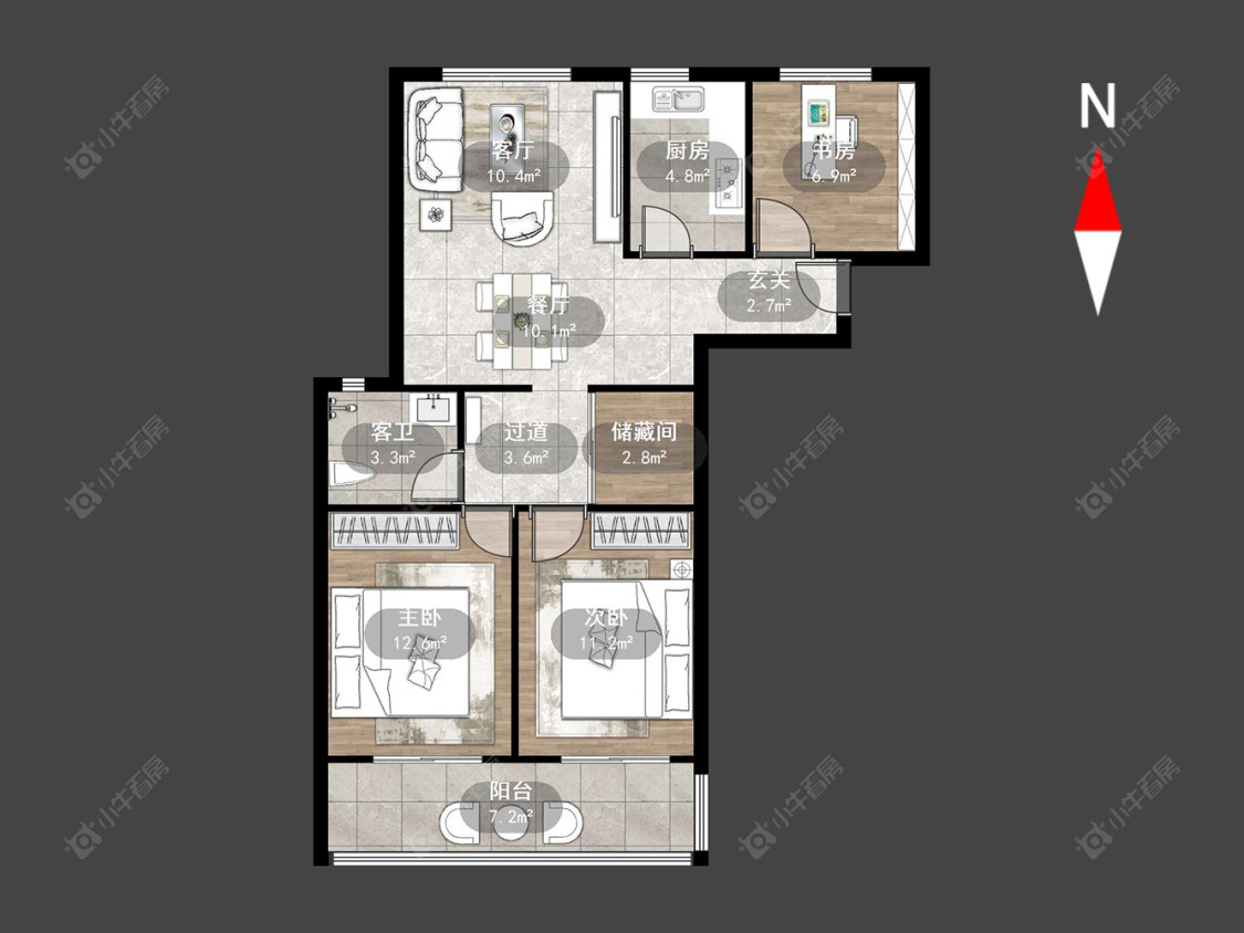 常州泰盈八千里在售二手房源户型图_小牛看房
