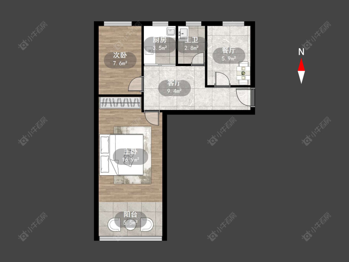 常州河滨新村（金坛）在售二手房源户型图_小牛看房