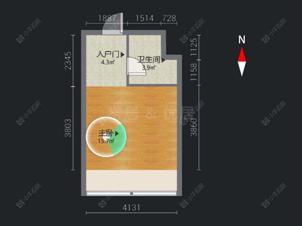 常州中奥珑郡在售二手房源户型图_小牛看房