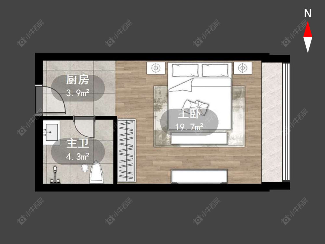 常州宝龙城市广场在售二手房房源户型图_小牛看房