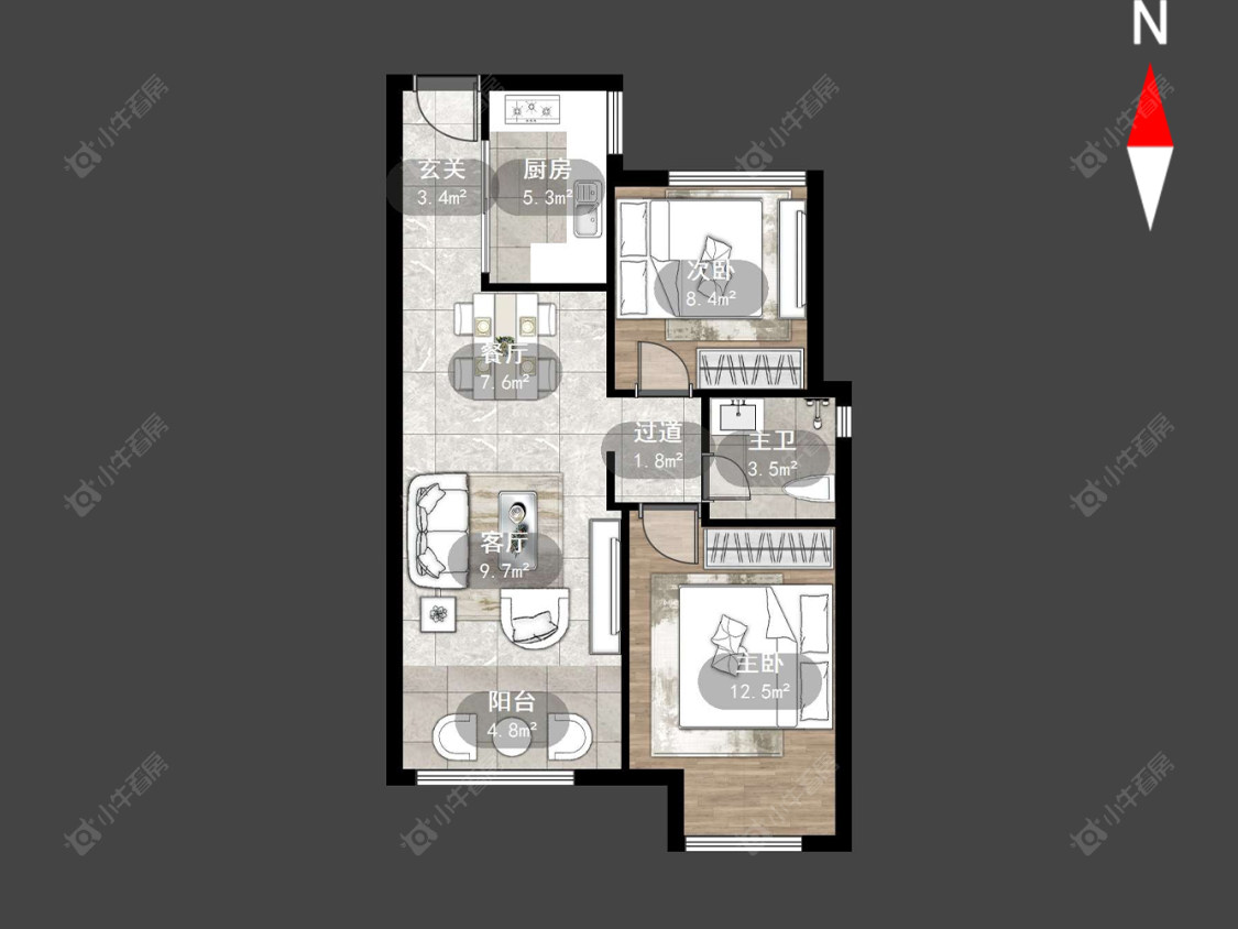 香溢紫郡四期房源户型图 常州香溢紫郡四期在售二手房源户型图_小牛看房