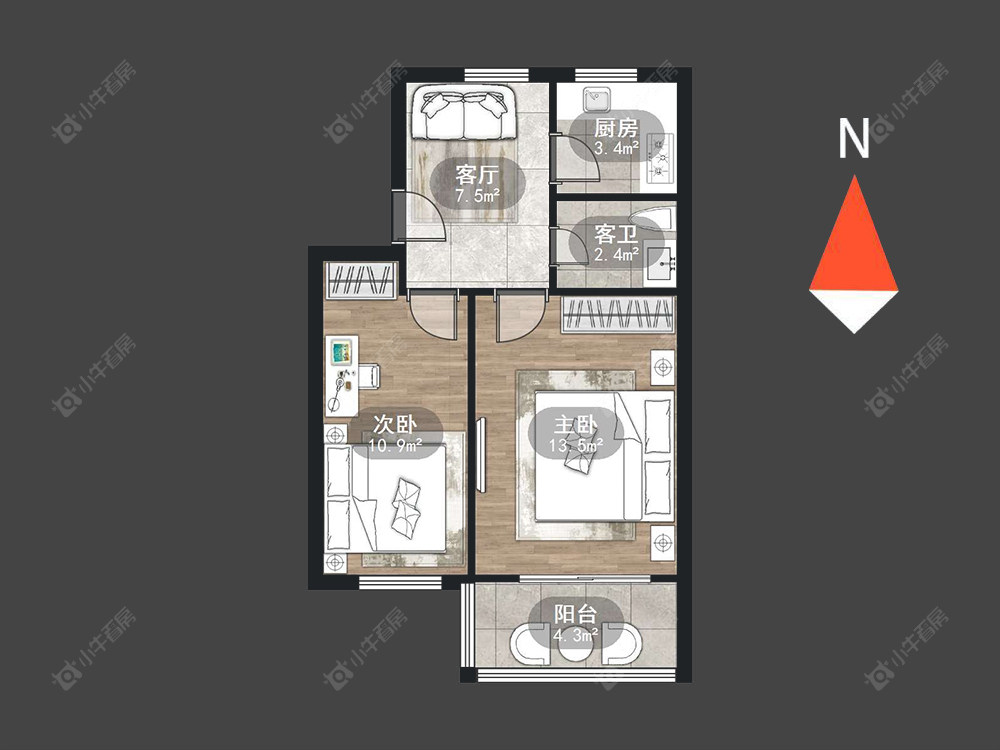 花园新村(钟楼)房源户型图 常州花园新村(钟楼)在售二手房源户型图_小牛看房