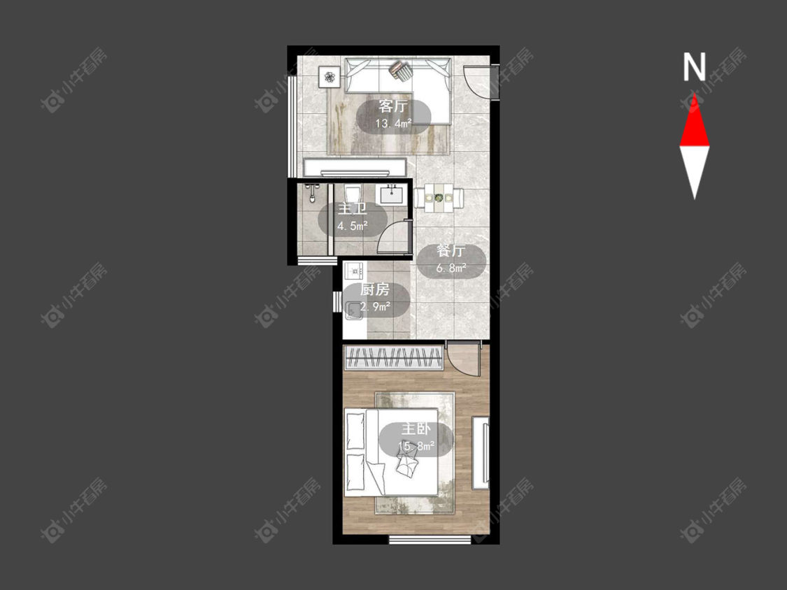 常州天禄商务广场在售二手房源户型图_小牛看房