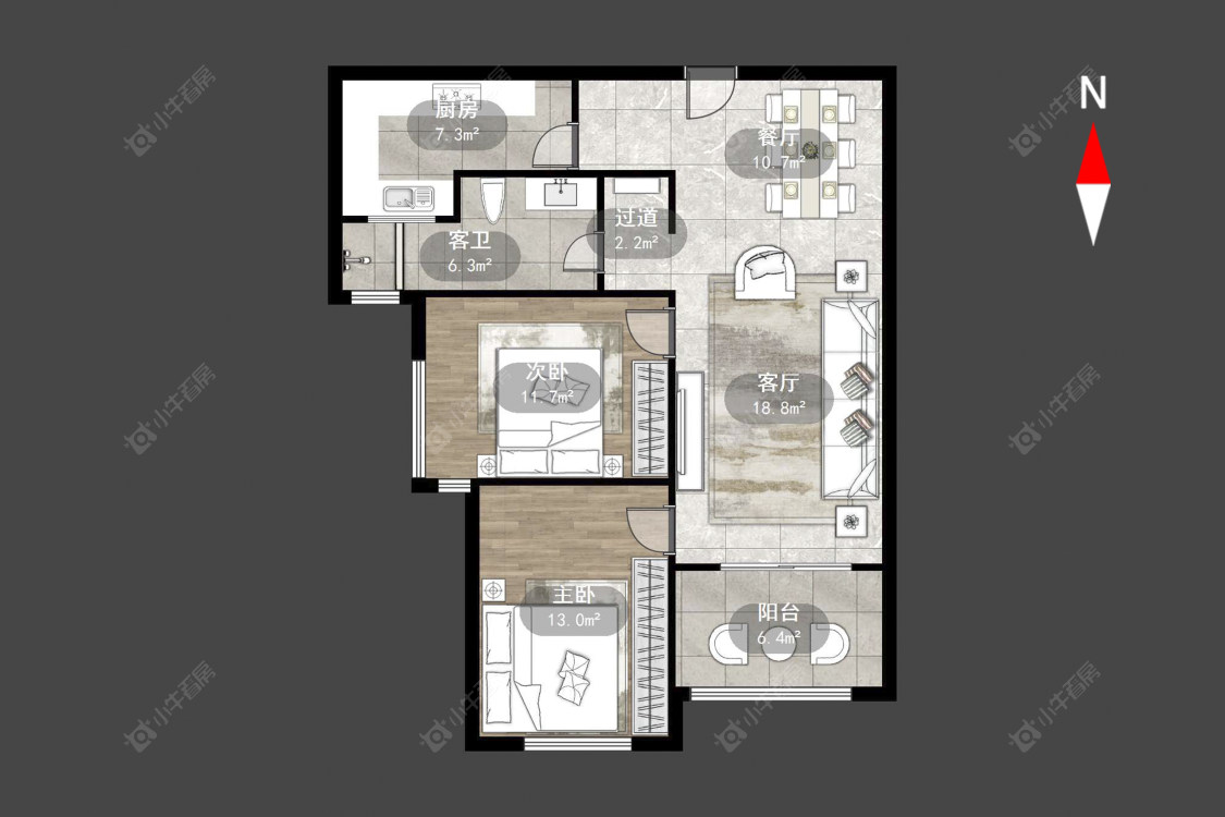 星河国际七区房源户型图 常州星河国际七区在售二手房源户型图_小牛看房