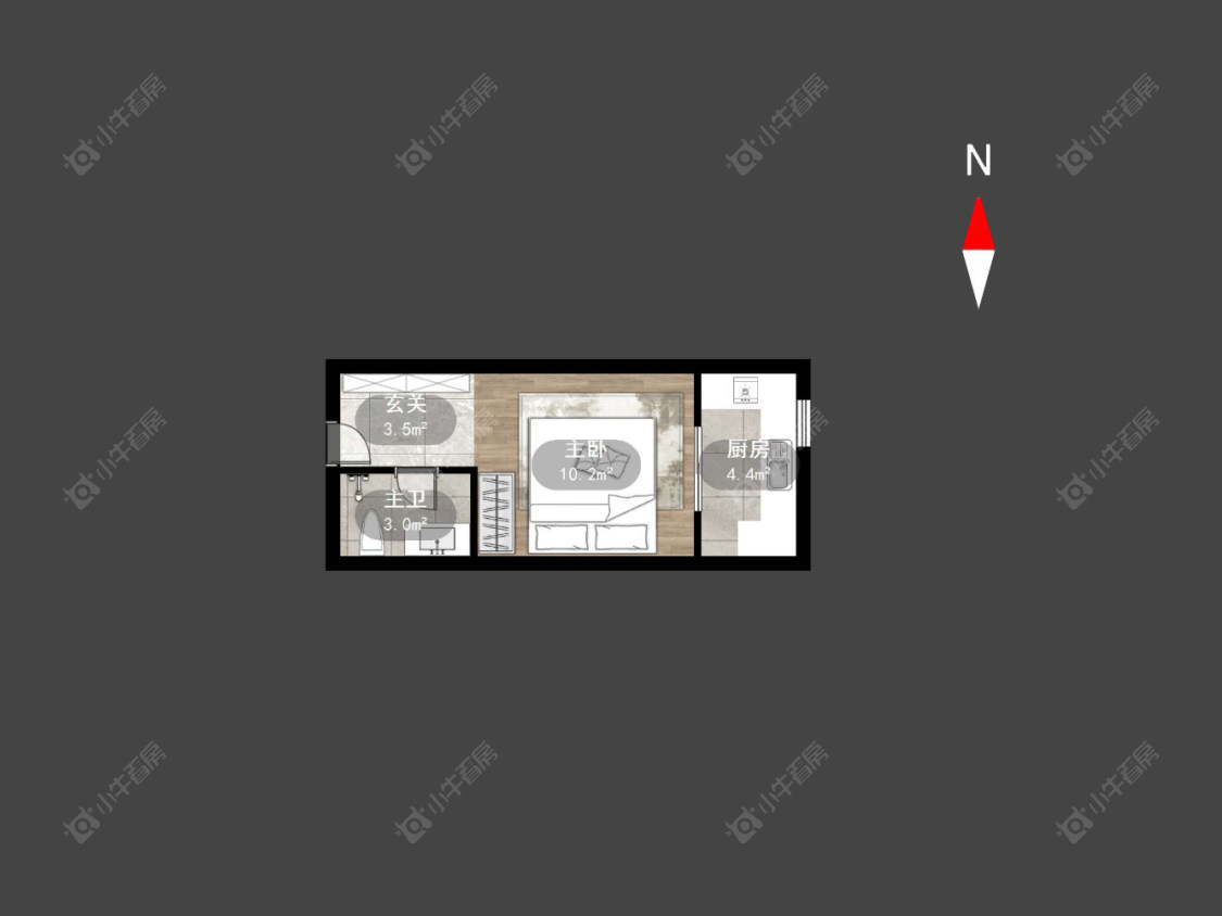 常州朗诗邻里中心在售二手房源户型图_小牛看房