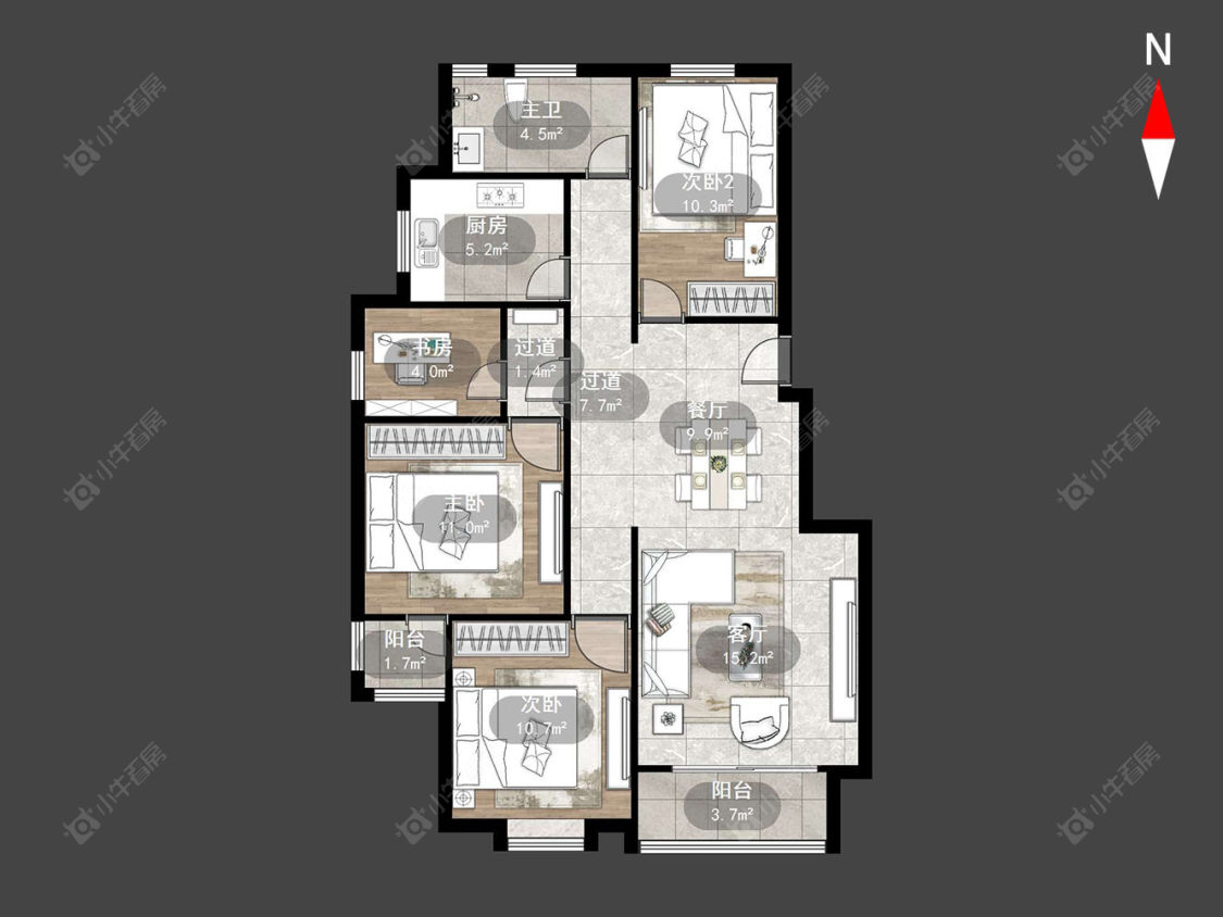 常州枫逸人家在售二手房源户型图_小牛看房