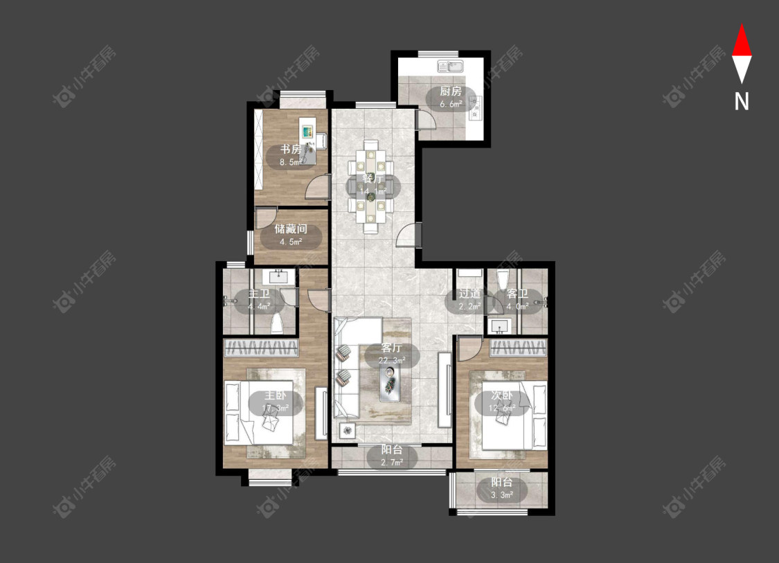 水岸人家花园房源室内图 常州水岸人家花园在售二手房源室内图_小牛看房