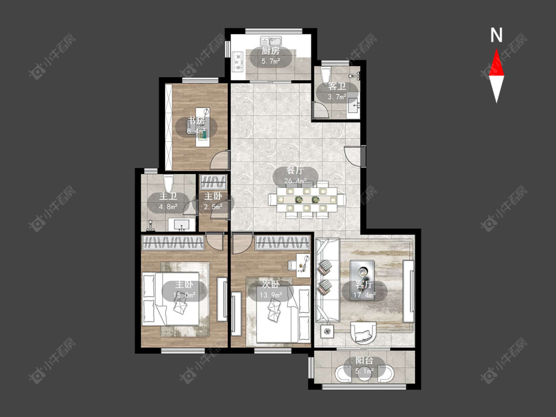 翔宇文苑房源户型图 常州翔宇文苑在售二手房源户型图_小牛看房