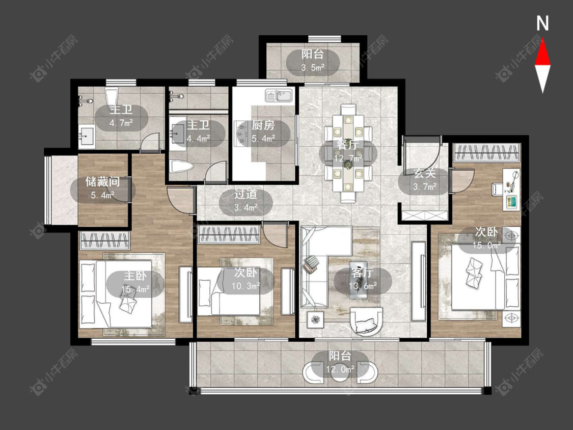 万科瑧湾汇(原蓝光黑钻)房源户型图 常州万科瑧湾汇(原蓝光黑钻)在售二手房源户型图_小牛看房