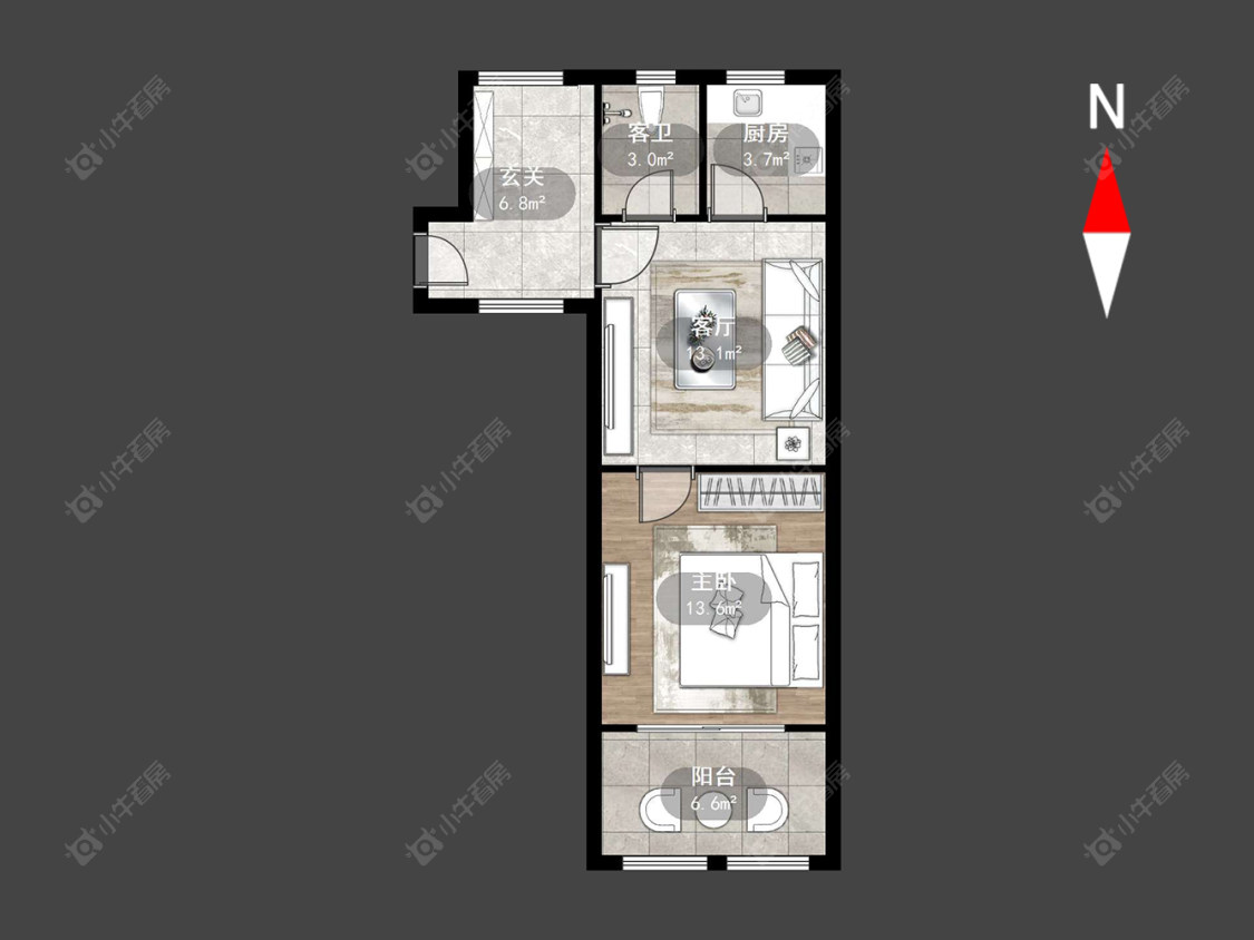 金地花苑房源户型图 常州金地花苑在售二手房源户型图_小牛看房