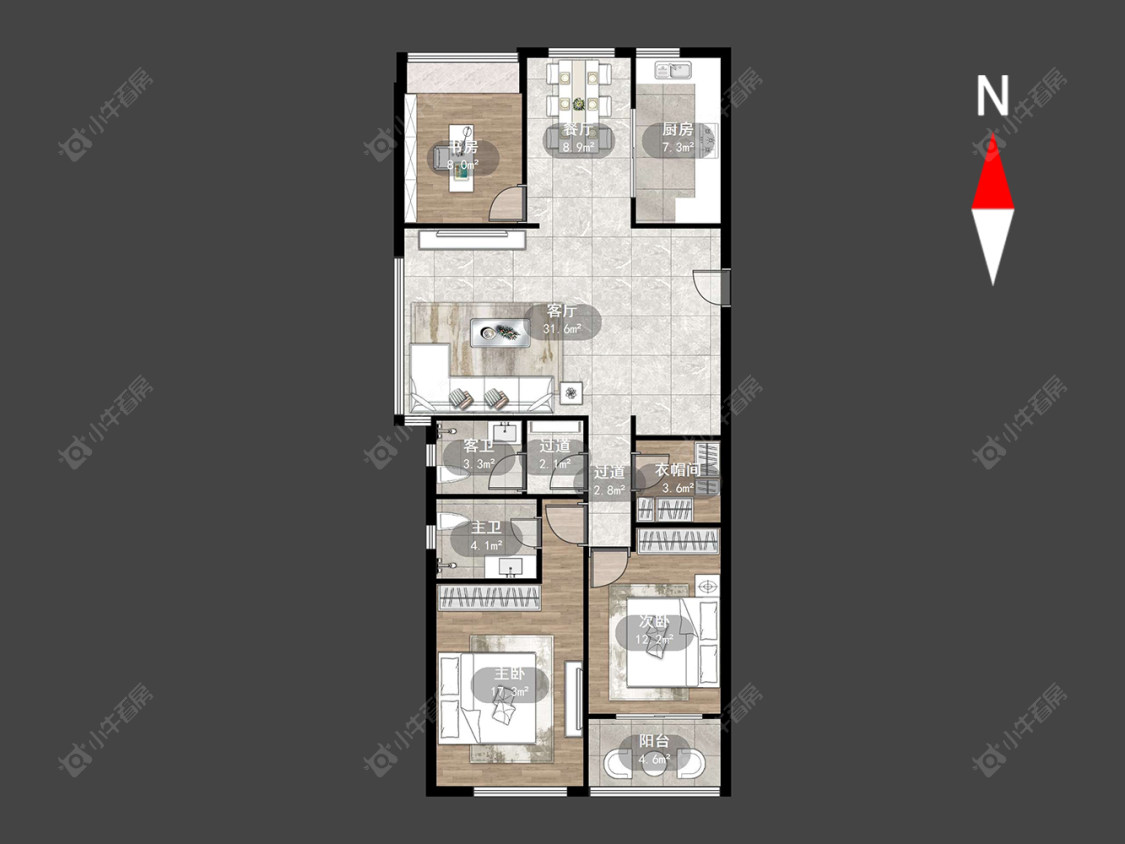 泰盈八千里房源户型图 常州泰盈八千里在售二手房源户型图_小牛看房
