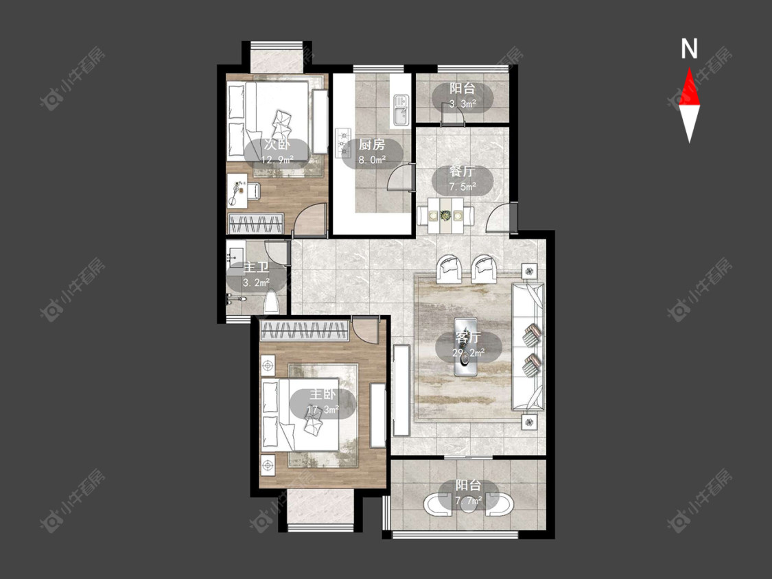 常州都市桃源三期在售二手房源户型图_小牛看房